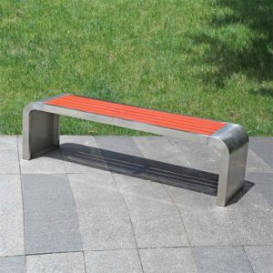 Alternative view of Ghế Công Viên Inox Không Tựa