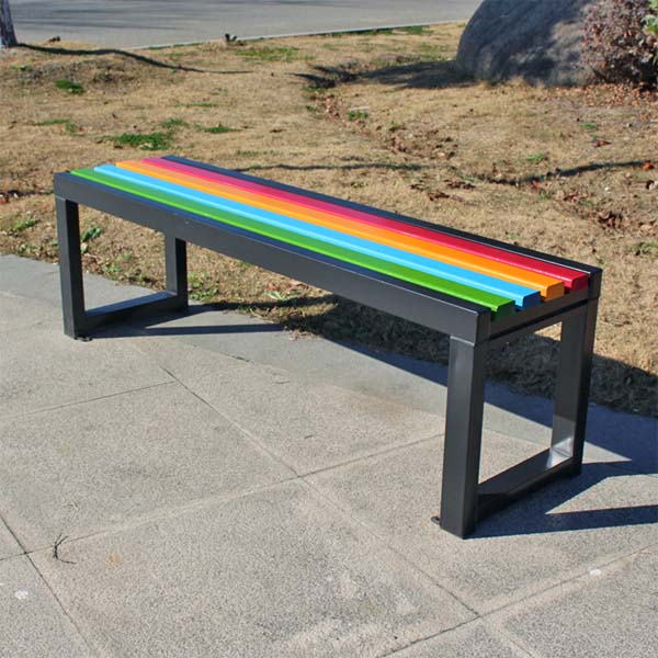 Ghế Công Viên Không Tựa Nhiều Màu