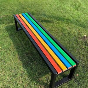 Alternative view of Ghế Công Viên Không Tựa Nhiều Màu